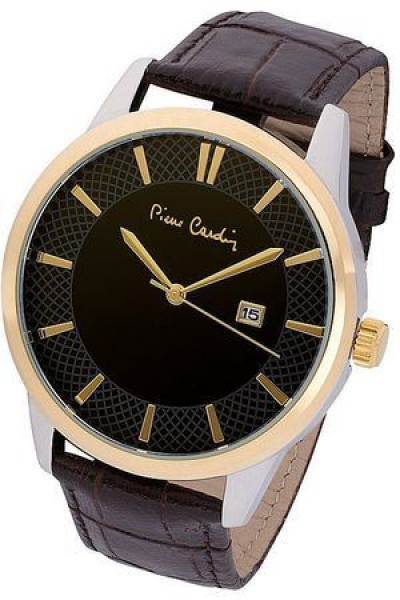 Zegarek męski Pierre Cardin brązowy skórzany2